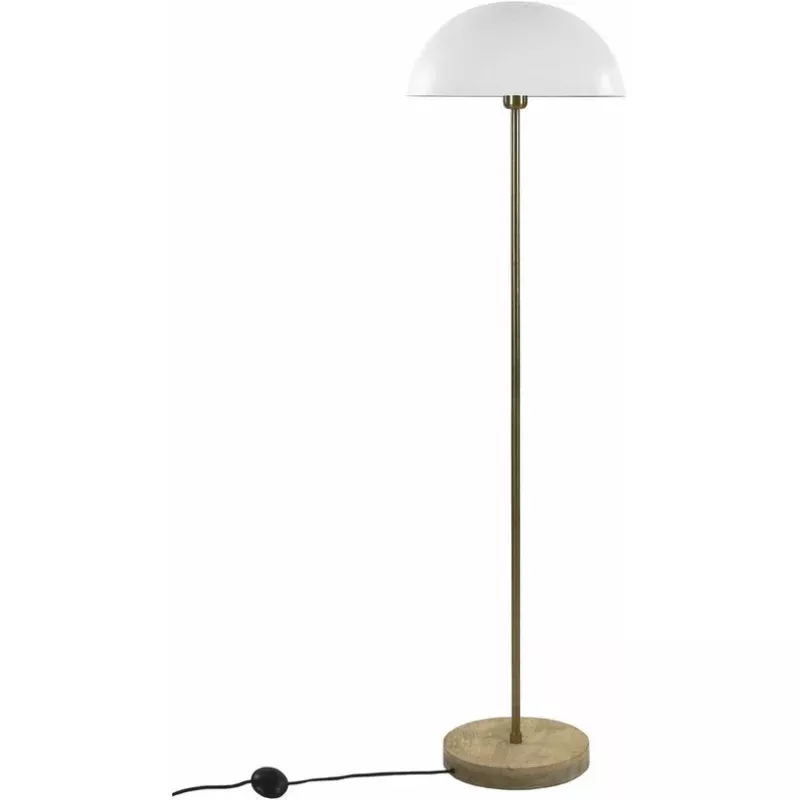 Lampadaire blanc en fer Suzette - Pomax